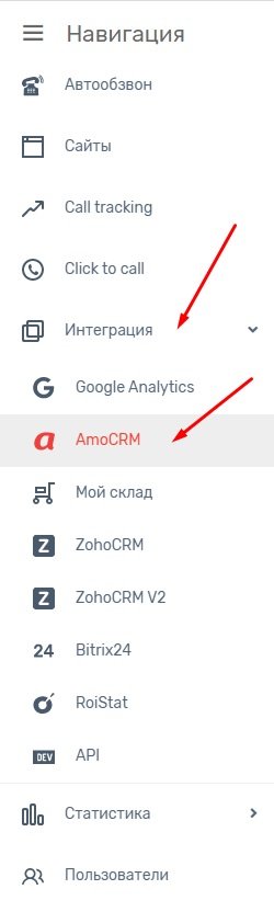 Возможности интеграции UniTalk с AmoCRM