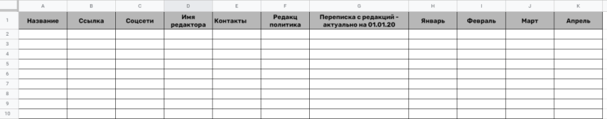 Контент-план