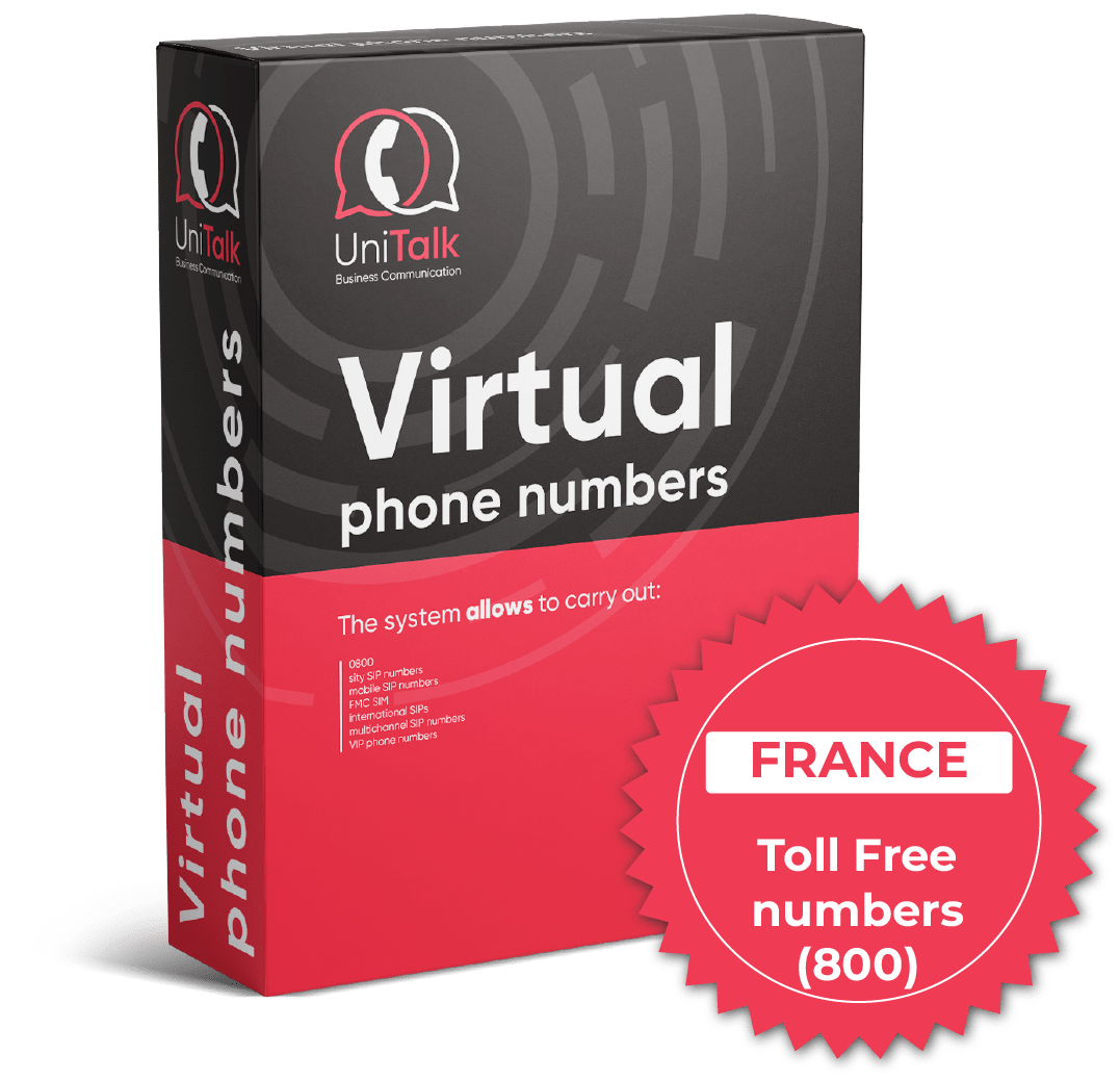 French Toll Free phone numbers (800) - UniTalk
