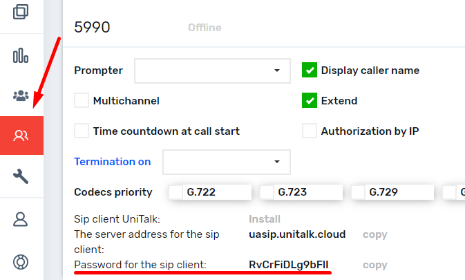 Connect and configure UniTalk IP telephony integration with Odoo CRM ...