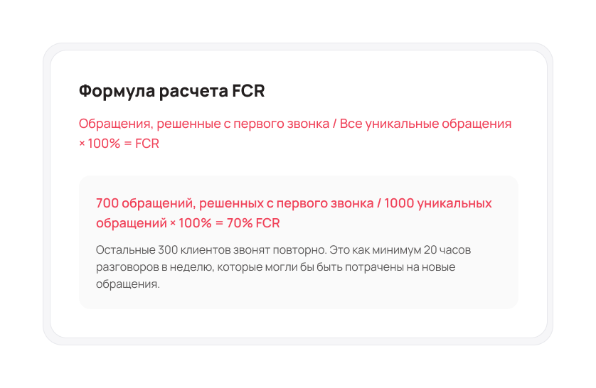 FCR простыми словами: сколько вопросов закрывается с первого звонка - Блог UniTalk FCR простыми словами: сколько вопросов закрывается с первого звонка - Блог UniTalk