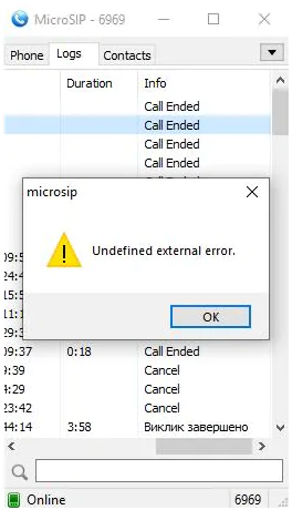 What errors can occur in a softphone and why - img3