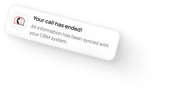 Synchronization with your CRM system
