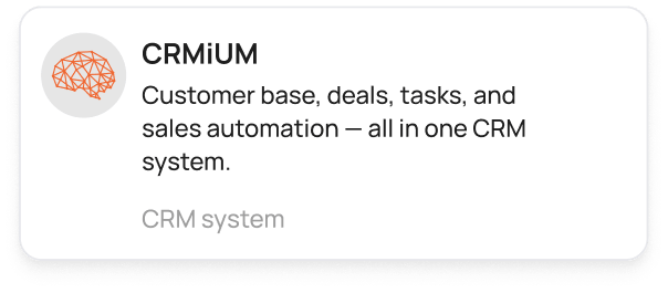 CRM system